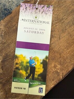 PGA The International Golf Tournament Ticket-2006